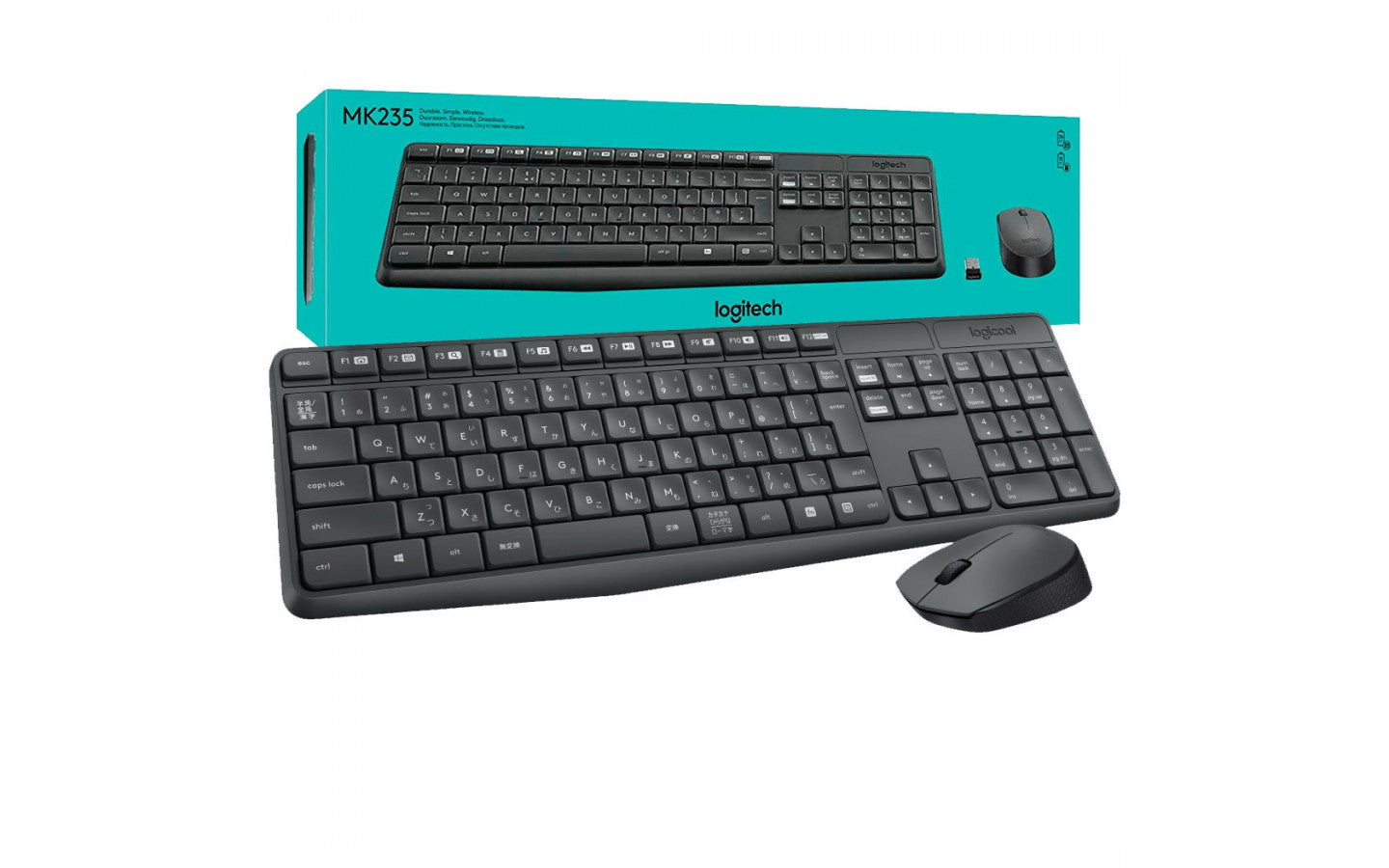 Combo Pack de Teclado y Mouse Logitech MK235 inalámbrico español