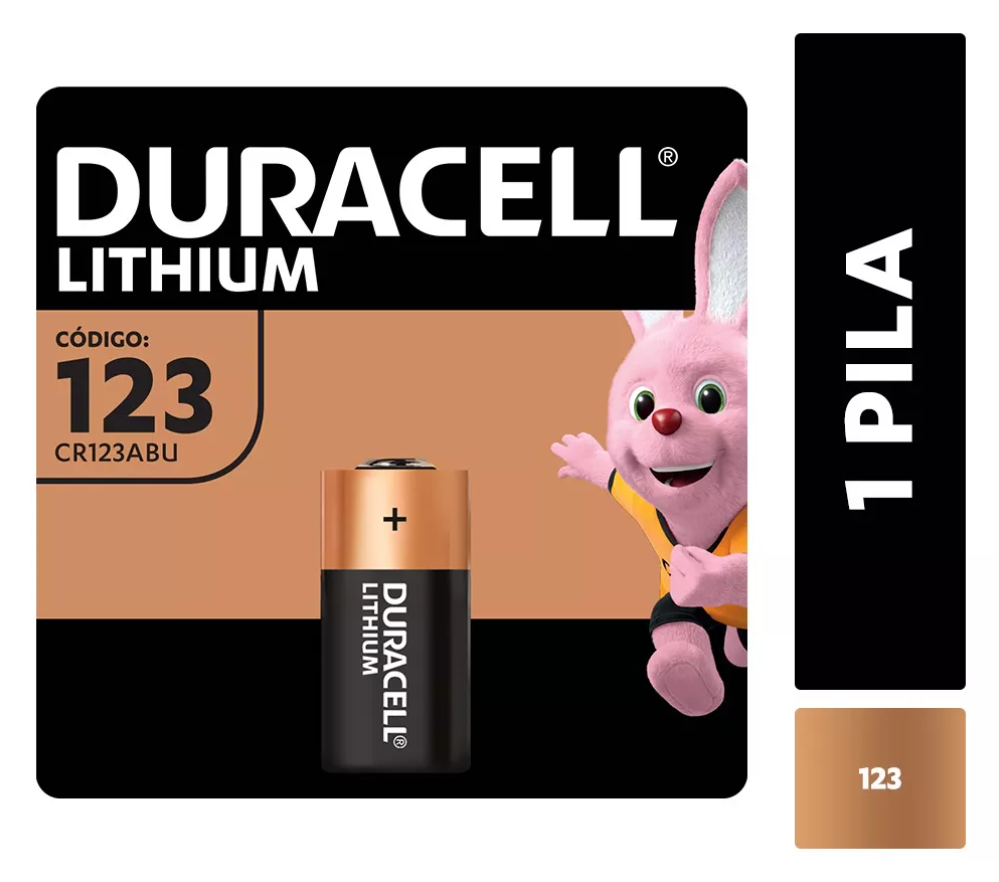 Pila Duracell Ultra de Litio DL123 EL123