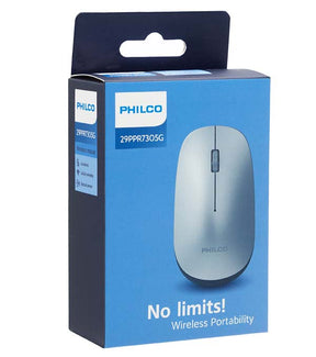 Mouse Philco inalámbrico plateado 29PRR7305G