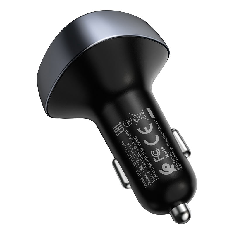 Cargador de auto Hoco E51 receptor y transmisor Bluetooth