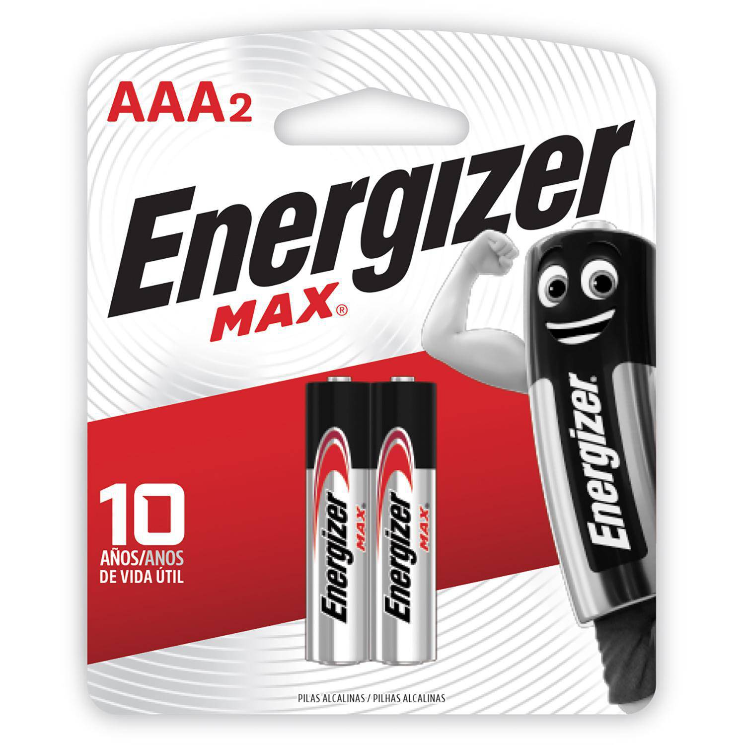 Pila alcalinas  Energizer AAA 2 unidades