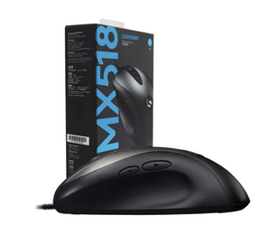 Mouse alámbrico Logitech MX518 Gamer