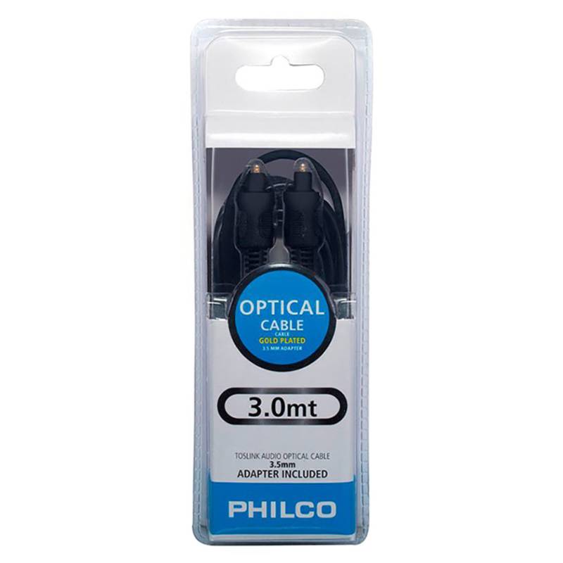 Cable  de audio Philco óptico 3.5mm