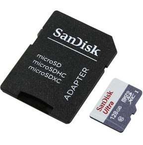 Memoria Micro SD SANDISK 128GB + Adaptador Clase 10