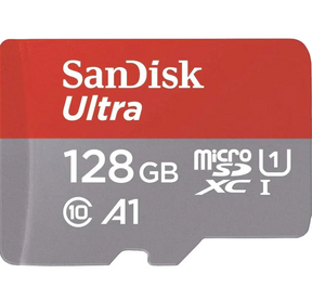 Tarjeta micro SD SanDisk SDXC  128GB  A1 Class 10