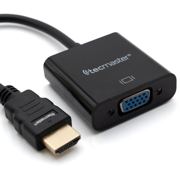 Adaptador Tecmaster HDMI a VGA + AUDIO