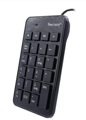 Teclado numérico Tecmaster con cable USB