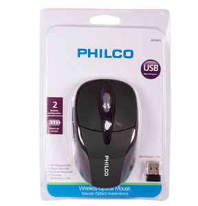 Mouse Optico Inalámbrico Philco 245WN