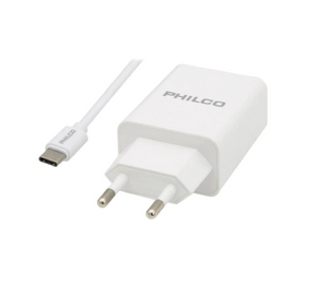 Cargador Philco con cable USB-C R2109 2.1 A