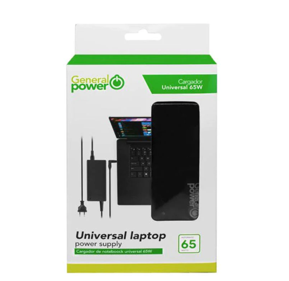 Cargador universal Notebook 65W general power TN65SLI