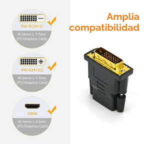 Adaptador Ulink video HDMI A DVI-D FULL HD