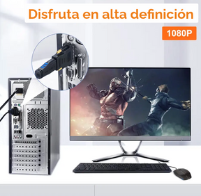 Adaptador Ulink video HDMI A DVI-D FULL HD