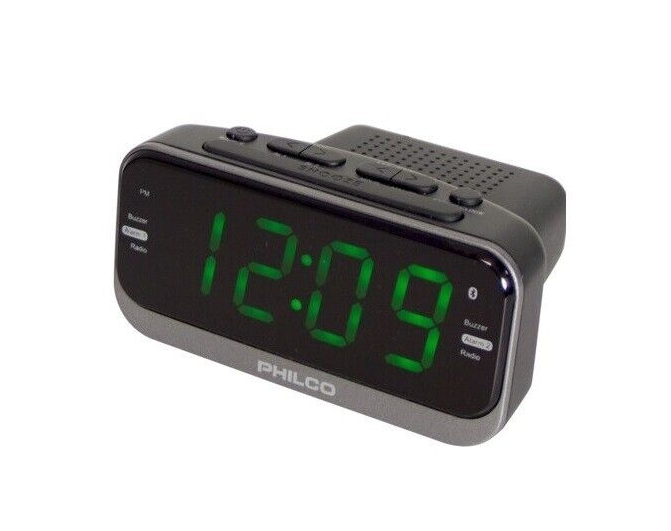 Radio Reloj  Philco bluetooth despertador con alarma dual