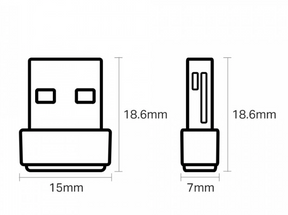 Adaptador Receptor Wi-Fi TP-Link T2U 600 Mbit/s