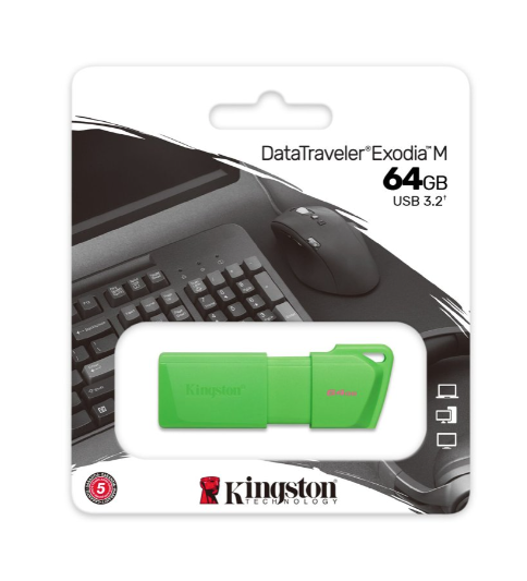 Pendrive Kingston Data Traveler Exodia 64GB 3.2