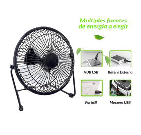 Mini Ventilador  Ultra 29UTX00120 USB 6”