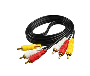 Cable Ultra 3 Plug Rca A 3 Plug Rca 1,80 Mts