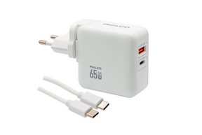 Cargador Philco QC665 65W USB-C dual USB