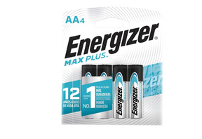 Pila alcalinas  Energizer Max Plus  AA X4 unidades