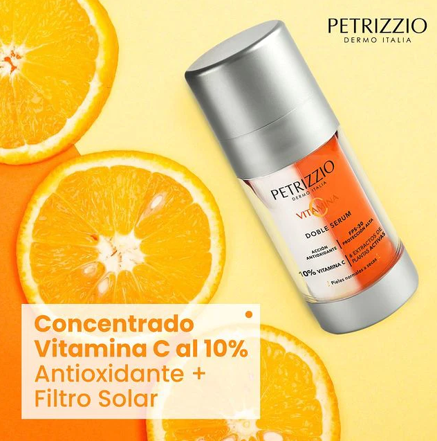 Doble Sérum Petrizzio Dermo Italia Vitamina C FPS 30