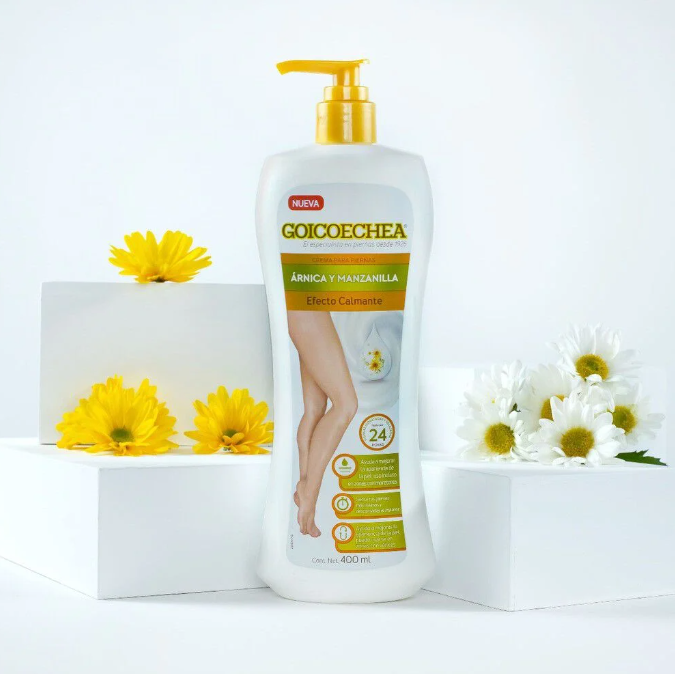 Crema para Piernas Arnica y Manzanilla 400 mL