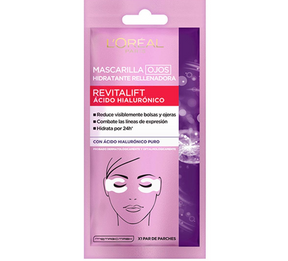 Mascarilla Facial L'Oréal Revitalift Ojos Ácido Hialurónico