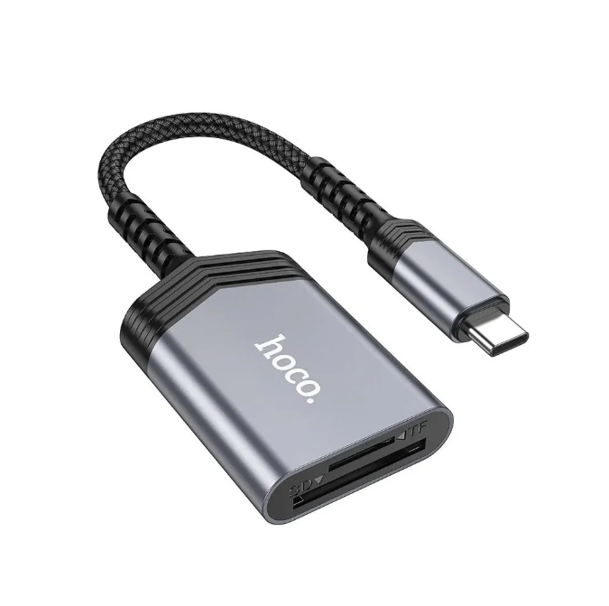 Lector de tarjetas SD Hoco UA25 USB-C  2TB 480Mbps