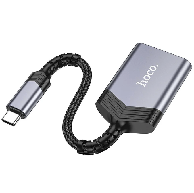 Lector de tarjetas SD Hoco UA25 USB-C  2TB 480Mbps