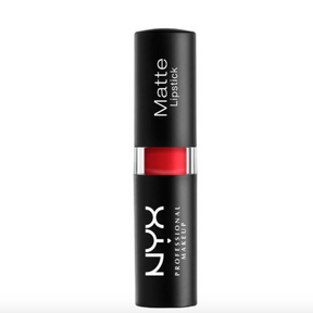 Labial Matte LIpstick NYX Professional Makeup MLS27 rojo