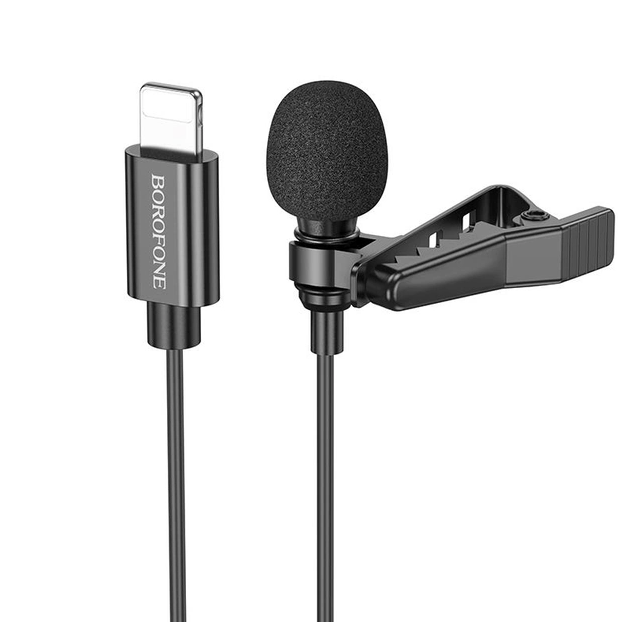 Micrófono Lavalier Borofone BFK11 Lightning  2M