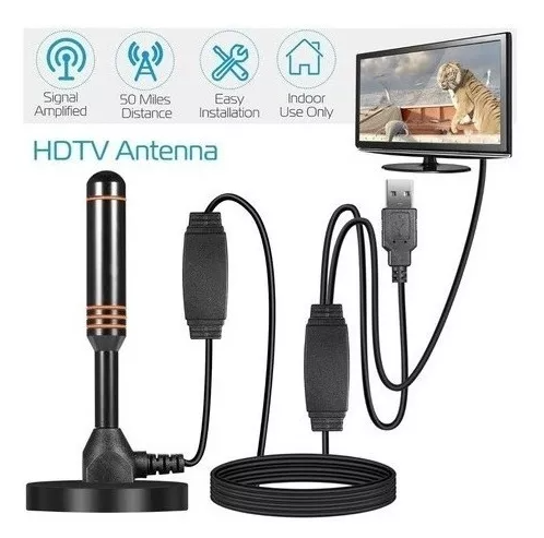 Antena HDTV Digital con amplificador de señal Ultra 49855