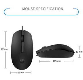 Mouse alámbrico M10 3 botones 1200 DPI