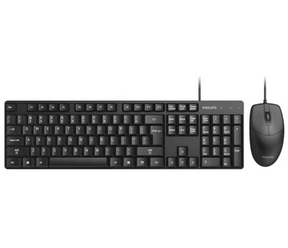 Kit de teclado y mouse alambrico Philips C254