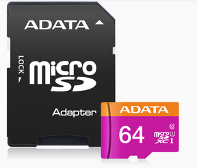 Tarjeta memoria ADATA  microSDHC 64GB  UHS-I clase 10