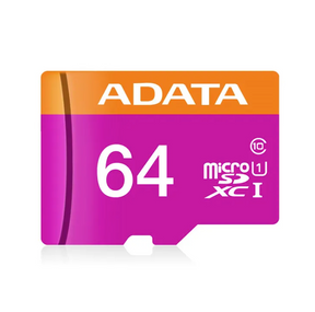 Tarjeta memoria ADATA  microSDHC 64GB  UHS-I clase 10