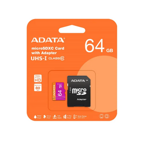 Tarjeta memoria ADATA  microSDHC 64GB  UHS-I clase 10