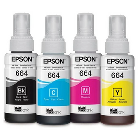 Pack tinta de impresora  MAXCOLOR EPSON MCB-664X4 UNIDADES