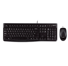 Kit de Teclado y Mouse alámbrico Logitech MK120