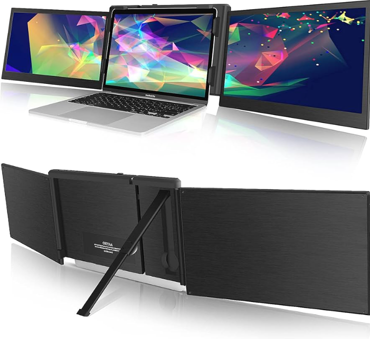 Monitor Doble Pantalla X-50A Lps 13.3" Para Notebook Y Mackbook