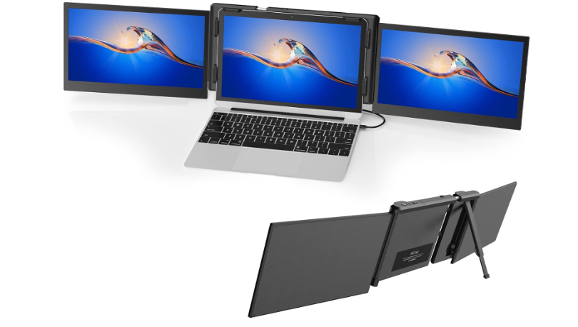 Monitor Doble Pantalla X-50A Lps 13.3" Para Notebook Y Mackbook