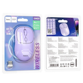 Mouse inalámbrico de doble modo USB Y Bluetooth Hoco GM25