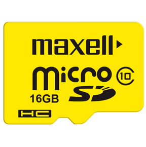 Tarjeta de memoria MicroSD 16GB Maxell + Adaptador 90MB/s