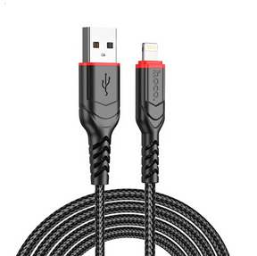 Cable Hoco X59 USB a LIGHTNING 2M  reforzado