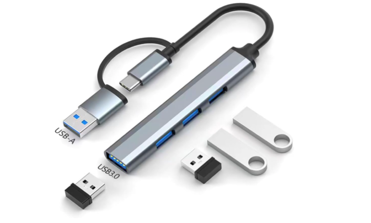 Hub Philco 37186 USB to USB-C 4 puertos USB 3.0