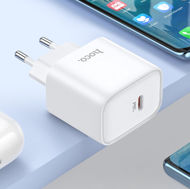 Cargador de pared Hoco DC67 USB-C A Lighting