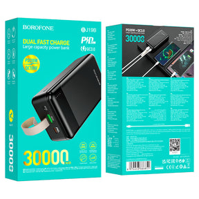 Cargador portátil Borofone BJ19B 30000MAH