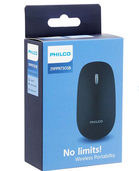 Mouse Philco inalámbrico negro 29PPR7305B