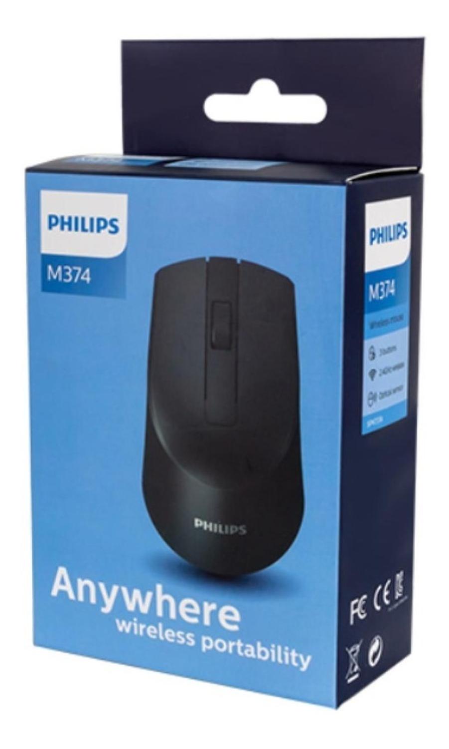 Mouse Philips inalámbrico m374