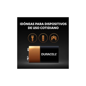 Pila alcalina  Duracell 9V