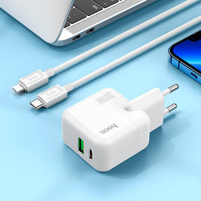 Cargador Hoco C111A PD30W USB-C QC3.0